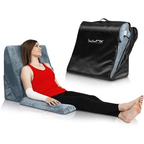 3pcs Orthopedic Bed Wedge Pillow Set, Post Surgery Memory Foam for Back - Picture 5 of 6